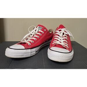 Converse Chuck Taylor All Star Low Red M9696 Men’s 12 / Women’s 14 • Classic...